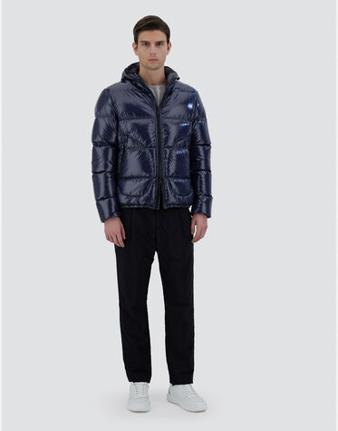 メンズ グロス ボンバージャケット ニューブルー | Herno® (ヘルノ) 