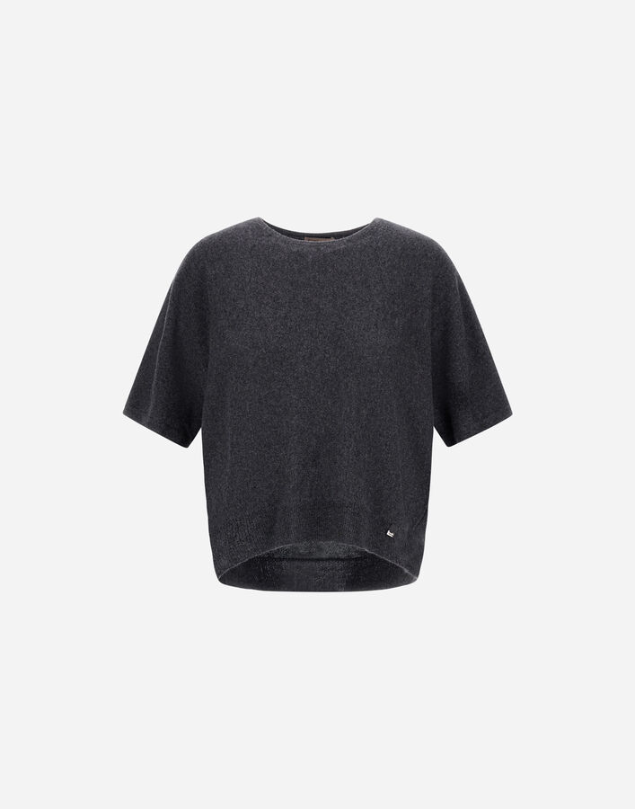 RESORT T-SHIRT IN LIGHT CASHMERE KNIT Herno Herno RESORT T-SHIRT IN LIGHT CASHMERE KNIT Dark Grey MG00042DR710379485