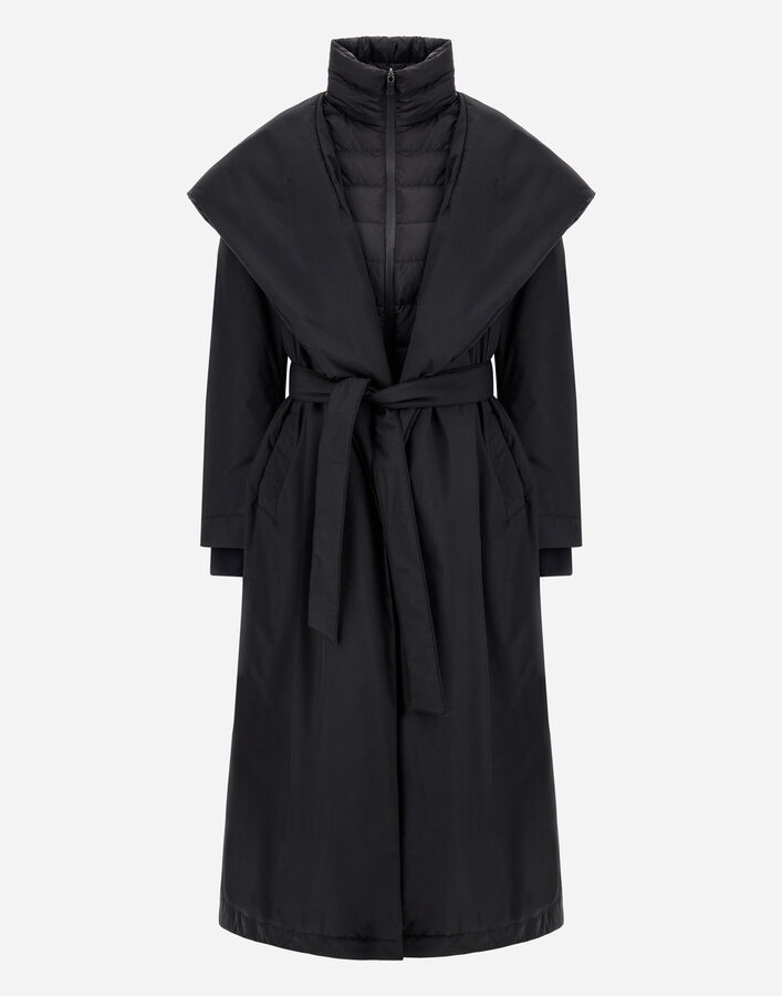 Herno COAT IN 2-LAYER WINDSTOPPER Black PI002242D128409300