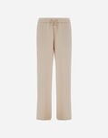 Herno TROUSERS IN MATT CREPE SATIN Chantilly PT000176D127551985