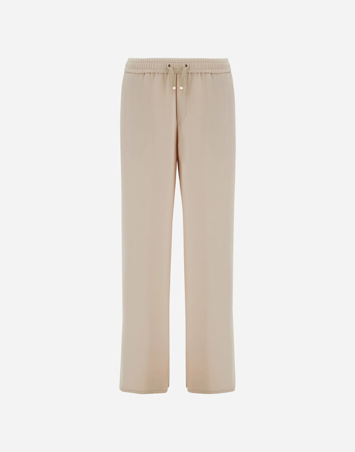 Herno MATTE CREPE SATIN TROUSERS Chantilly PT000176D127551985