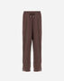 Herno RESORT ENVERS SATIN TROUSERS Dark Chocolate PT00038DR127278810