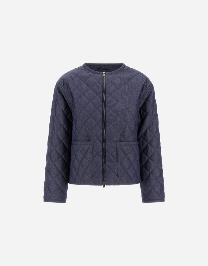 DENIM-EFFECT COTTON JACKET Herno Herno DENIM-EFFECT COTTON JACKET Navy Blue GI000328D132679200