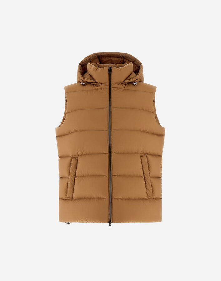 Herno VEST IN ECOAGE Camel PI001186U12456Z2157