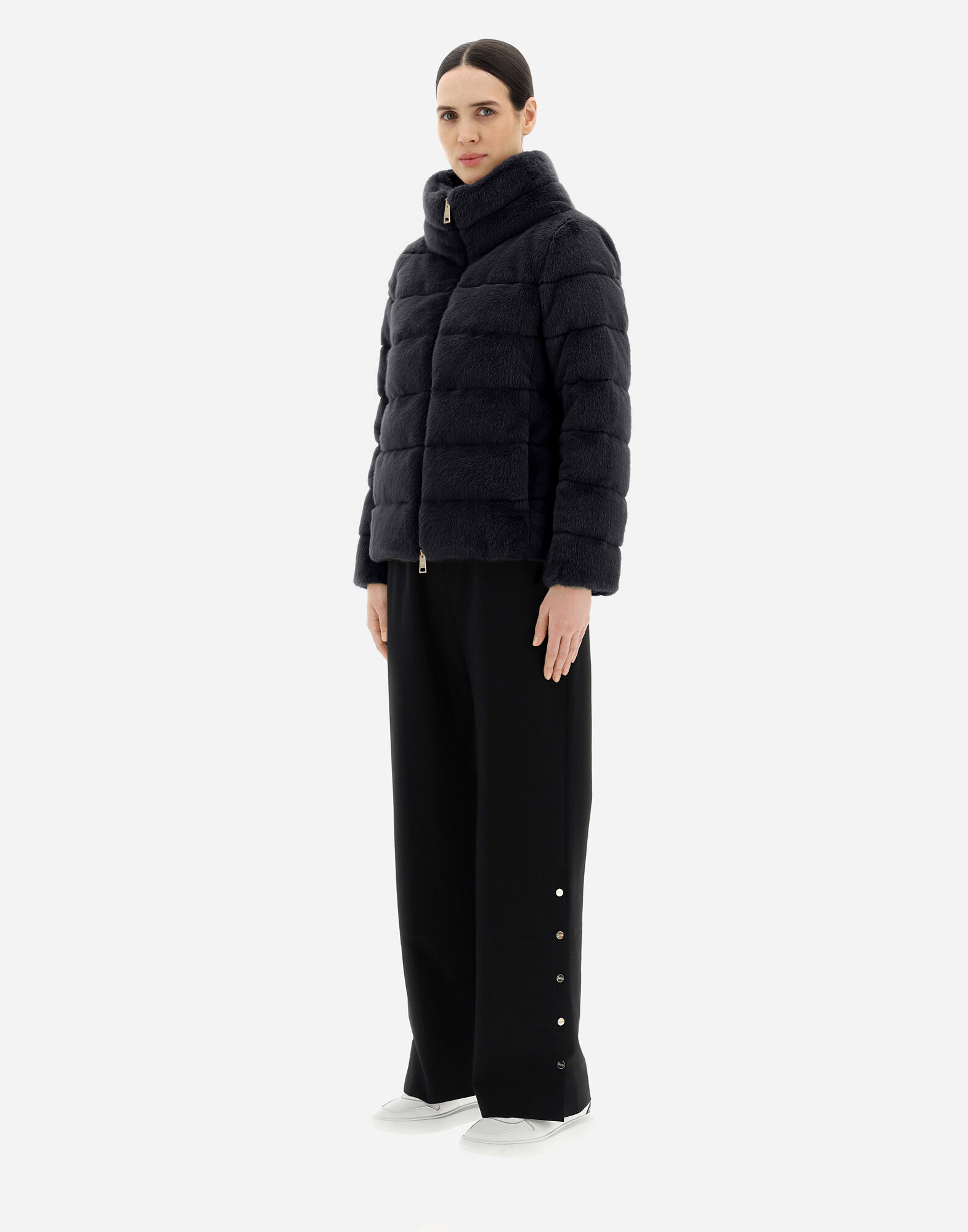 【本日特価】 レディケープ レディース ブラック (ヘルノ) Herno® | ジャケット・アウター