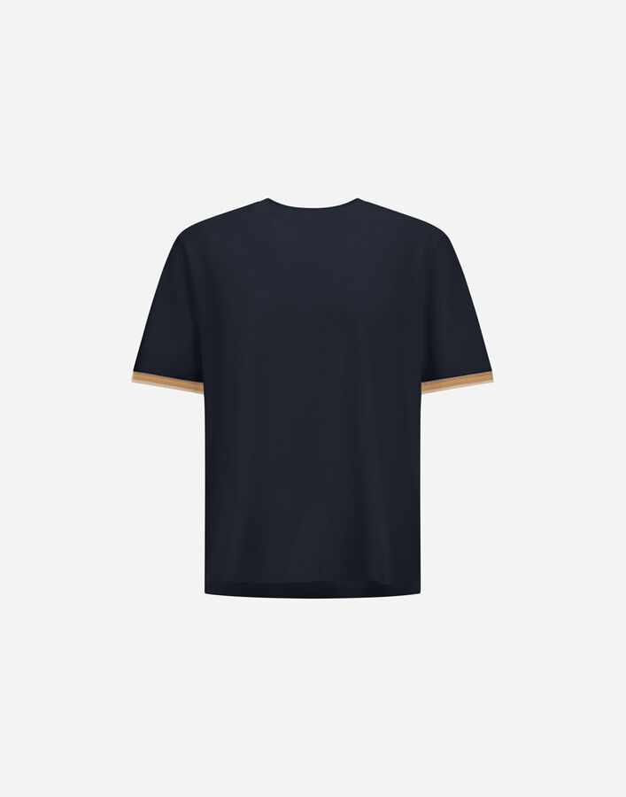 Herno RESORT BASIC COTTON T-SHIRT Navy Blue JG00057UR520529200