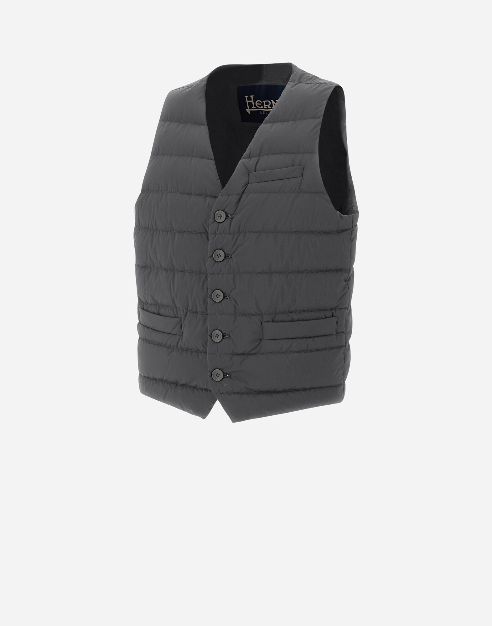【安心発送】 メンズ ウエストコート グレー | Herno® (ヘルノ) トップス