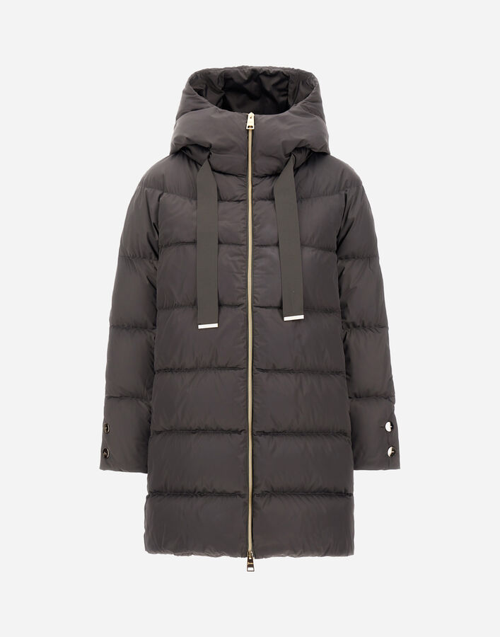 Herno A-SHAPE JACKET IN SATIN Grey PI1304D12170Z9480