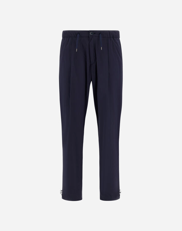 Herno RESORT TROUSERS IN LIGHTWEIGHT STRETCH NYLON Blue PT00002UR12431SZ9201