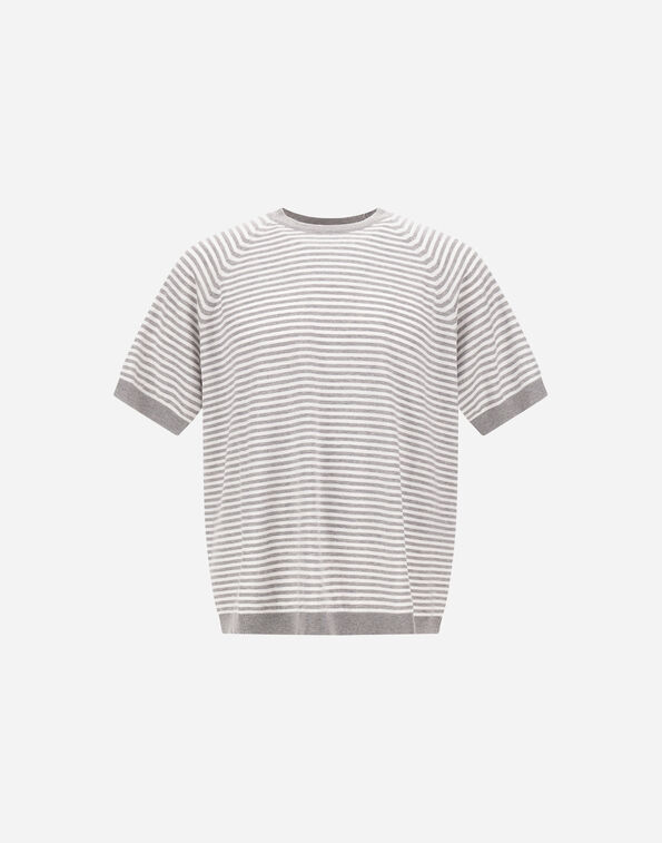 Herno T-SHIRT IN STRIPED COTTON White MG000206U721421000
