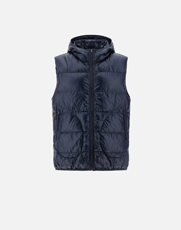 Herno VEST IN NYLON ULTRALIGHT Navy Blue PI001212U120179200