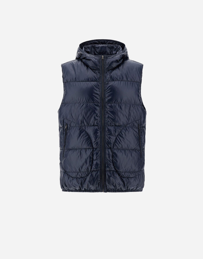 Herno VEST IN NYLON ULTRALIGHT Navy Blue PI001212U120179200