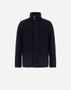 Herno FIELD JACKET IN WOOL, CASHMERE AND ECOAGE Navy Blue FI000128U333189200
