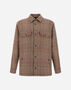 Herno SHACKET IN GLEN CHECK R-WOOL Camel GI000559U33458R2157