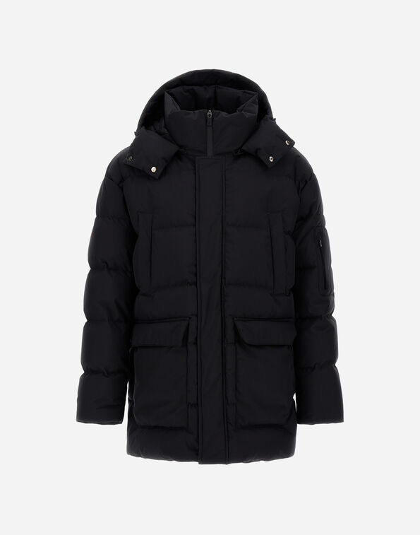 Herno 2 LAYER WINDSTOPPER LONG PARKA Black PI001292U128409300