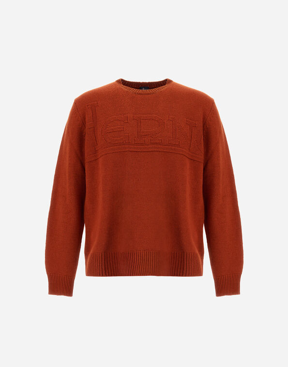 Herno 100% WOOL JUMPER Orange MG000192U701005510