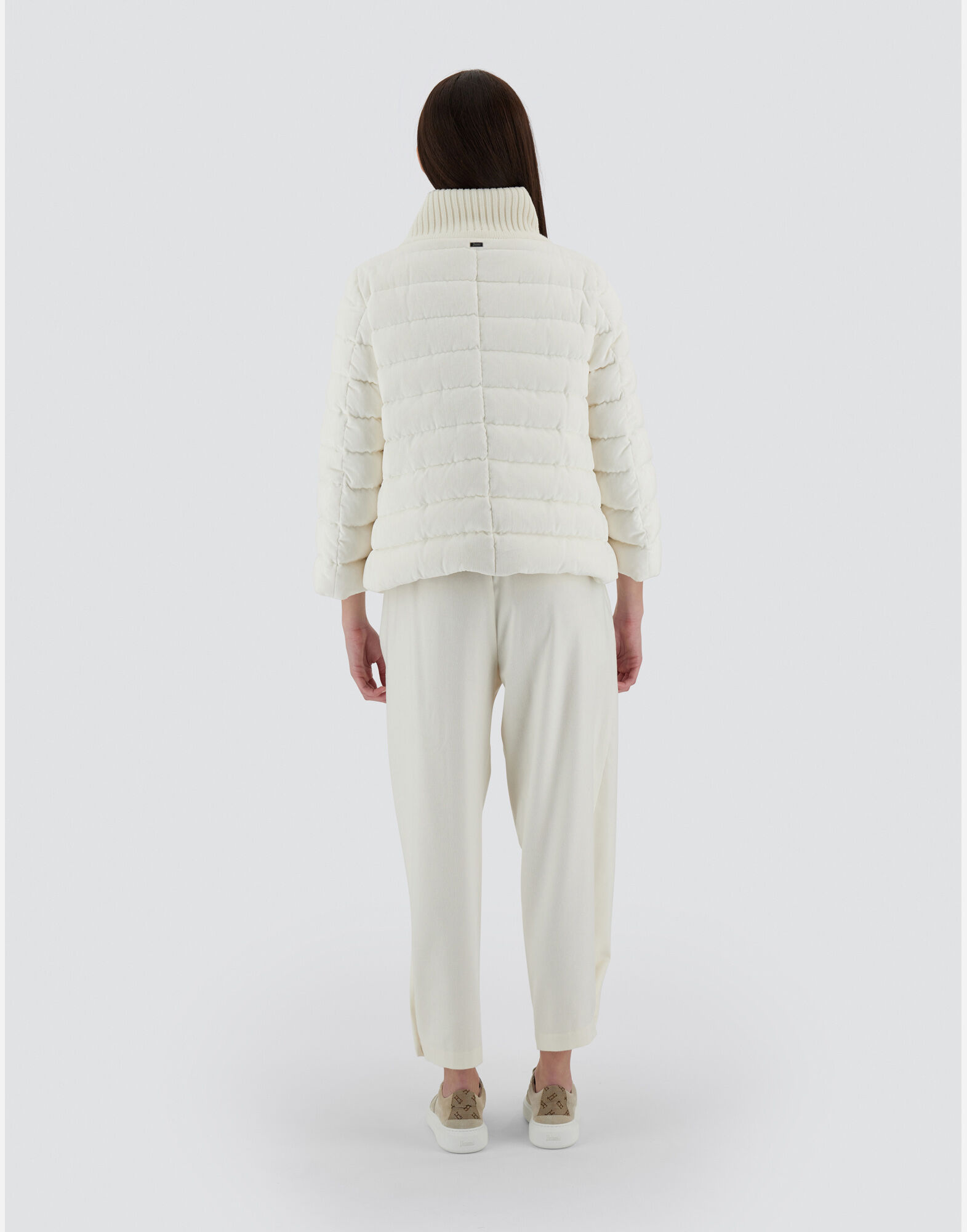 HERNO ダスティ VELVET リゾート ケープ レディース ダスティベルベット RESORT ケープ ブラック | Herno