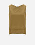 Herno CHIC COTTON JERSEY AND NEW TECHNO TAFFETÀ TOP Sand JG000225D520062000