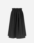 Herno NEW TECHNO TAFFETA SKIRT Black GN000044D12483Z9300