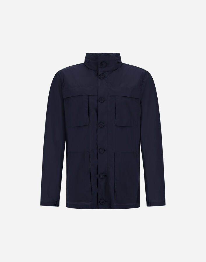 Herno ULTRALIGHT CREASE FIELD JACKET Blue FI000142U12494Z9201