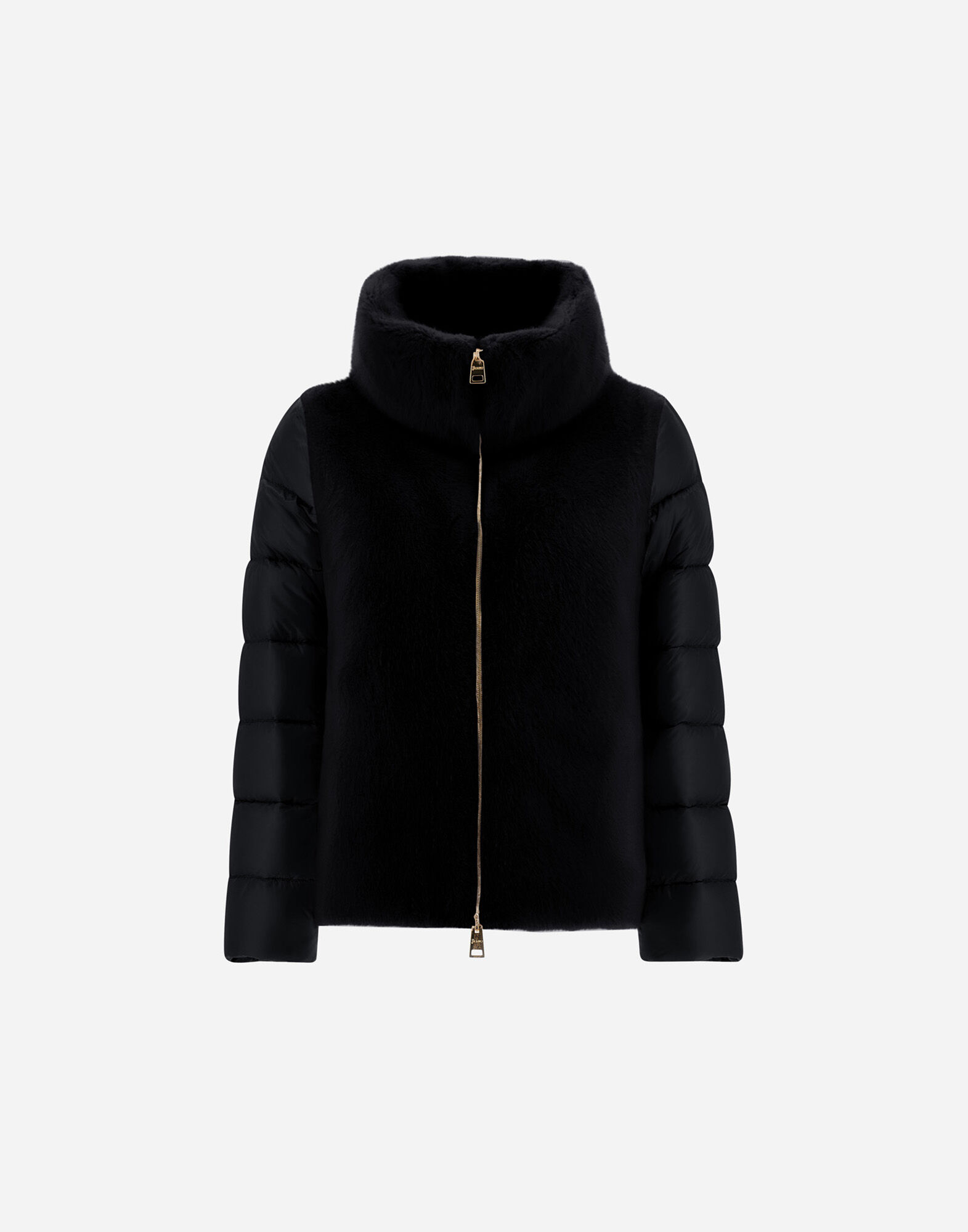 レディース ナイロンウルトラライト＆レディフェイクファー ジャケット