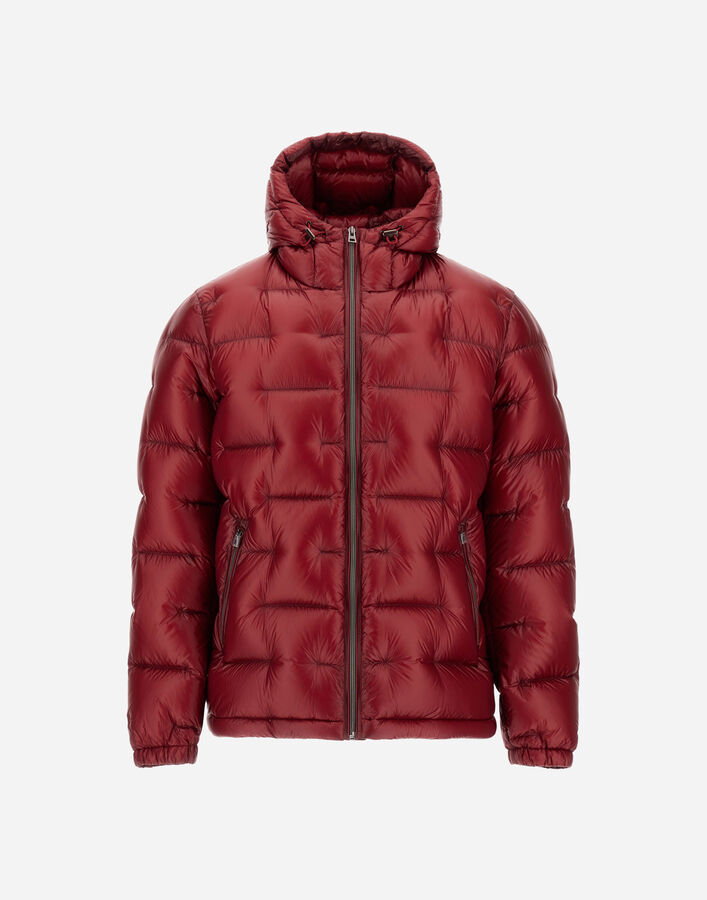 Herno 7-DENIER NYLON BOMBER Dark Red PI001396U129306860