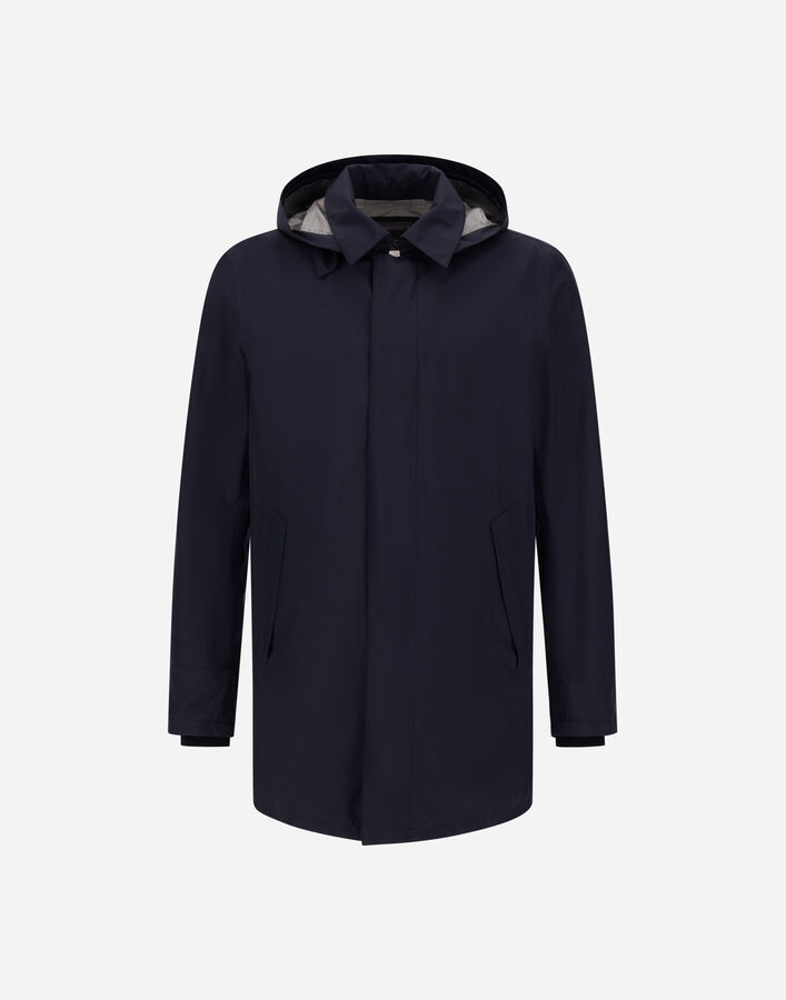 Herno Purple Polyamide Coat