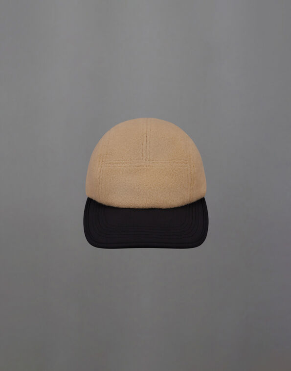 Herno LAMINAR POLAR FLEECE AND EXTRA LIGHT STRETCH PADDED HAT Camel BER0005XL500822154