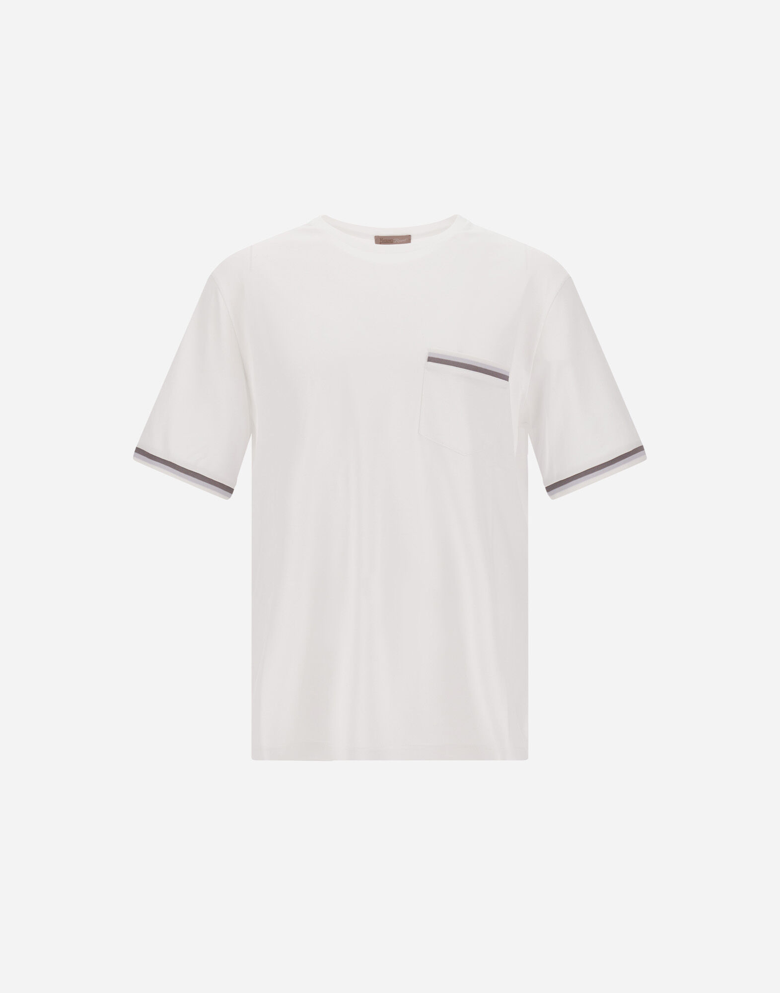 Tシャツ・カットソー HERNO SS24 CREPE POLO (JPL00115U.52005 094 1000 WHITE) JERSEY CREPE POLO SHIRT in White for Men | Herno®