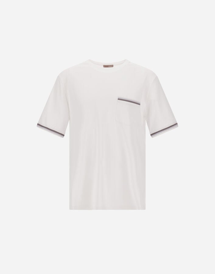 RESORT BASIC COTTON T-SHIRT Herno Herno RESORT BASIC COTTON T-SHIRT White JG00047UR520521000
