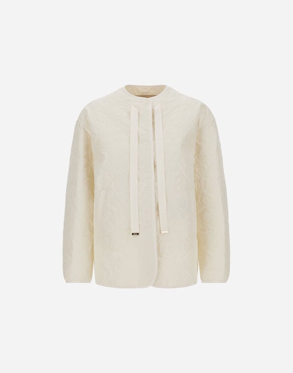 Herno JACKET IN CHANGING NYLON TEMPLATE Ivory GI000358D12860TR1200