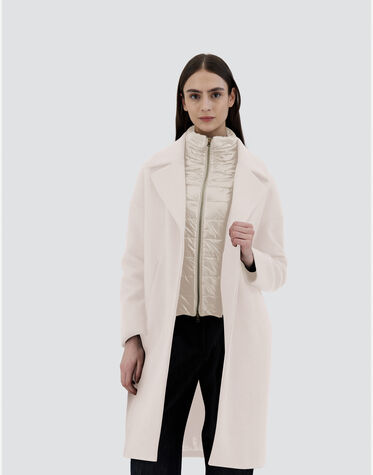 COAT IN ECOWOOL AND NYLON ULTRALIGHT in Chantilly for Women | Herno® 