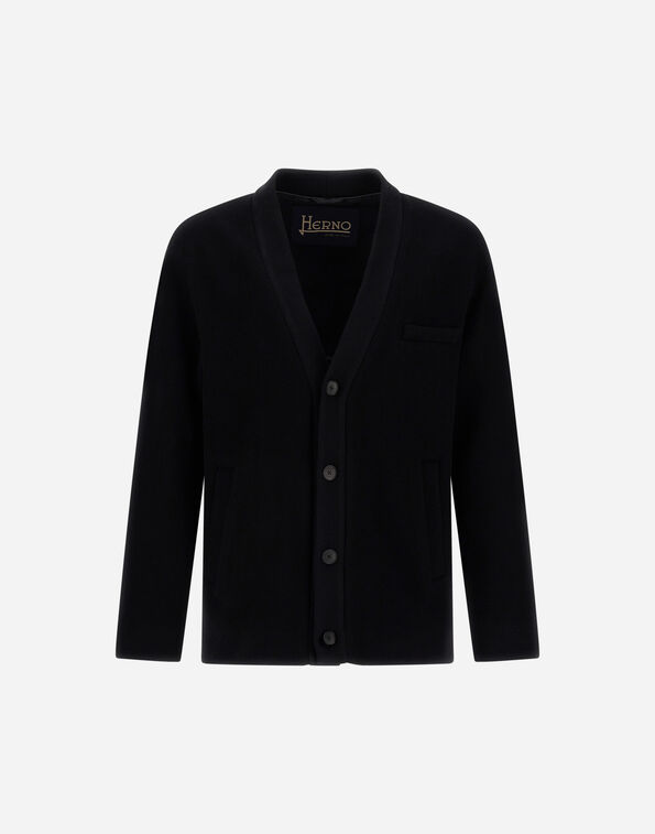 Herno DOUBLE WOOL TWILL JACKET Black GI000704U335609300