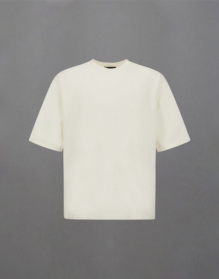 Herno LAMINAR MERCERIZED JERSEY T-SHIRT White/Silver JG00070UL520951001