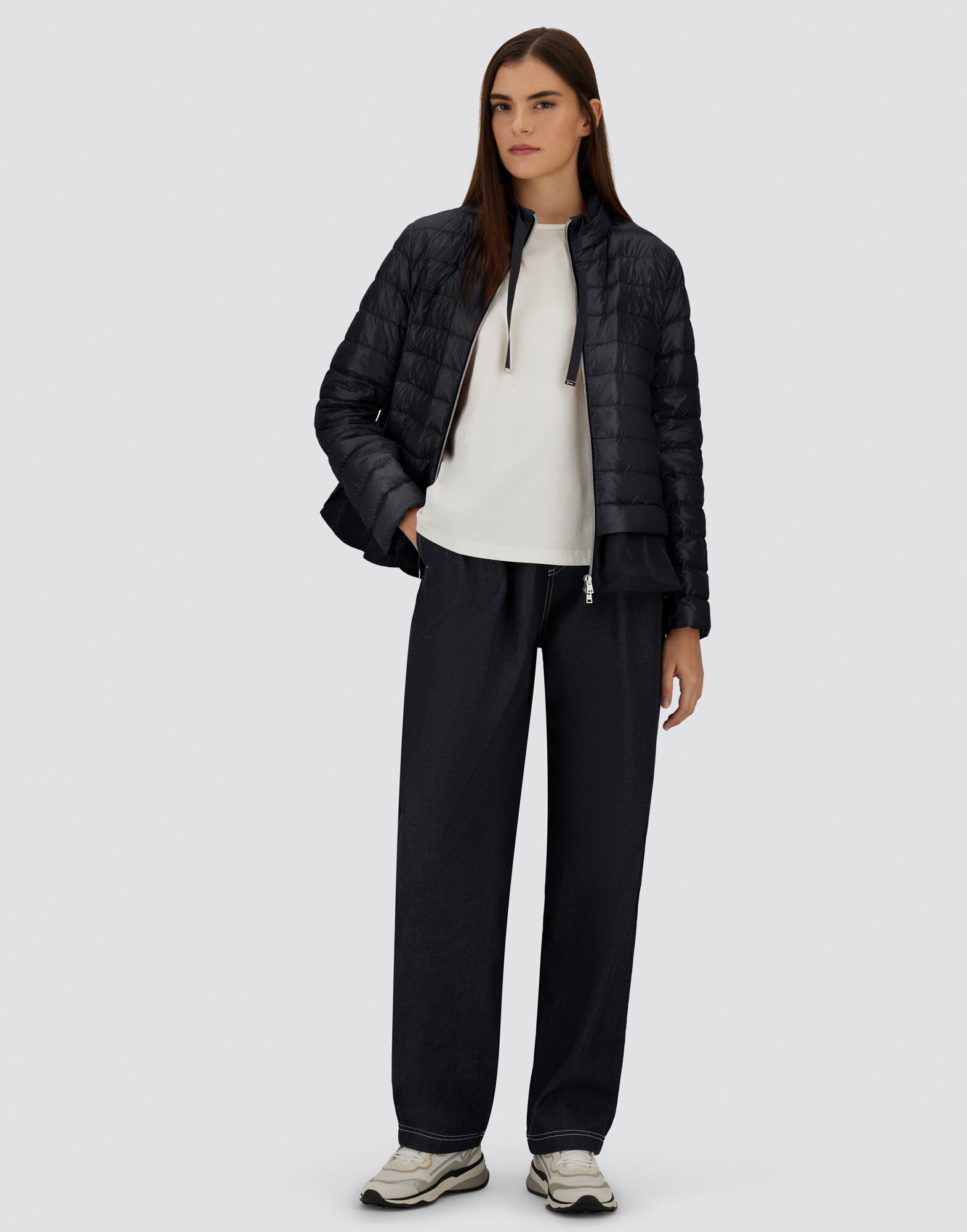 JACKET IN NYLON ULTRALIGHT AND NEW TECHNO TAFFETA in Black for