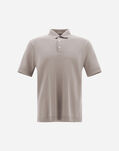 Herno JERSEY KNIT EFFECT POLO SHIRT Dove Grey JPL00125U520592600
