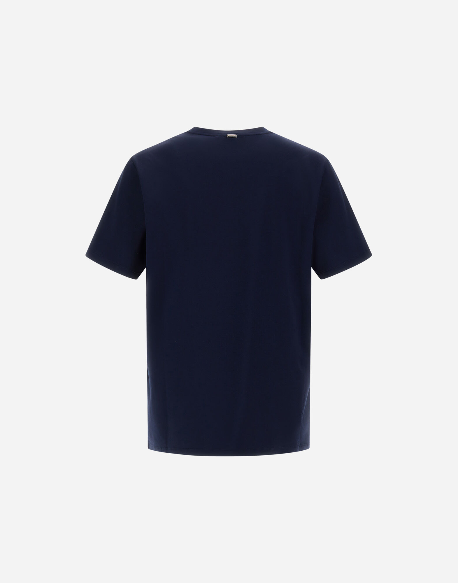 メンズ スーパーファインコットンストレッチ Tシャツ ネイビーブルー