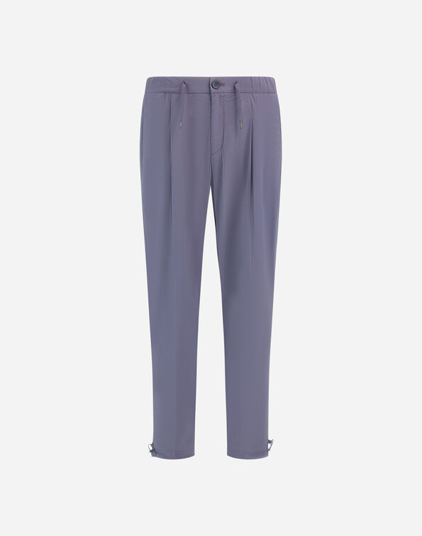 Herno RESORT TROUSERS IN LIGHTWEIGHT STRETCH NYLON Light Blue PT00002UR12431SZ9122