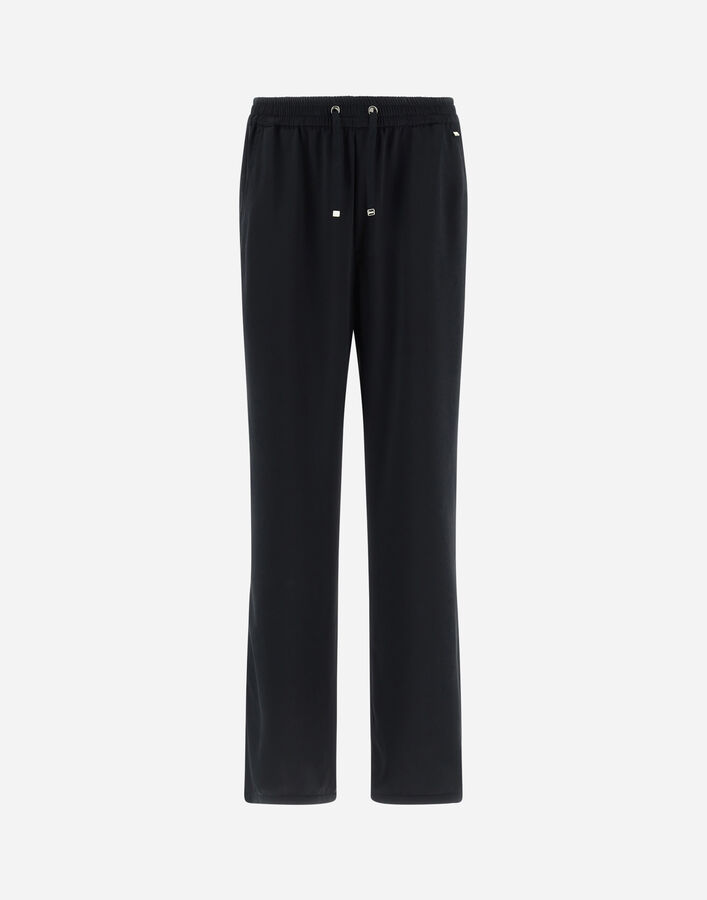 Herno Gray Elastane Casual Pants