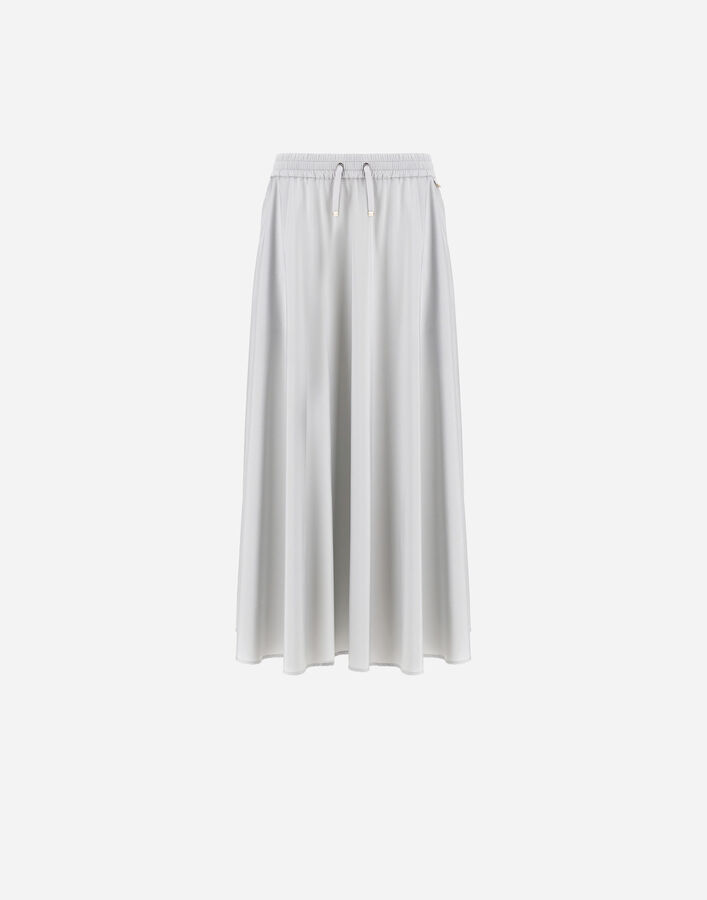 Herno RESORT SKIRT IN STRETCH MICROMODAL Pearl Grey GN00029DR12917S9404