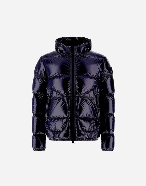 Herno BOMBER JACKET IN GLOSS New Blue PI001133U12220Z9202