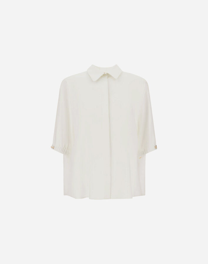 Herno SHIRT IN LINEN BLEND White CM000046D126891000