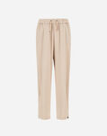 Herno RESORT ENVERS SATIN TROUSERS Chantilly PT00038DR127271985