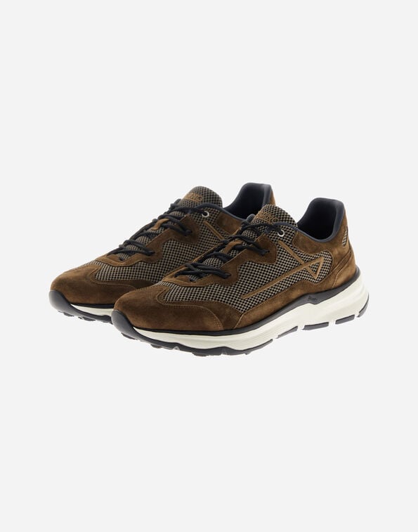 HERNO MAGGIORE TRAINERS IN SUEDE AND MESH Herno Herno HERNO MAGGIORE TRAINERS IN SUEDE AND MESH Military SH000050U500017740