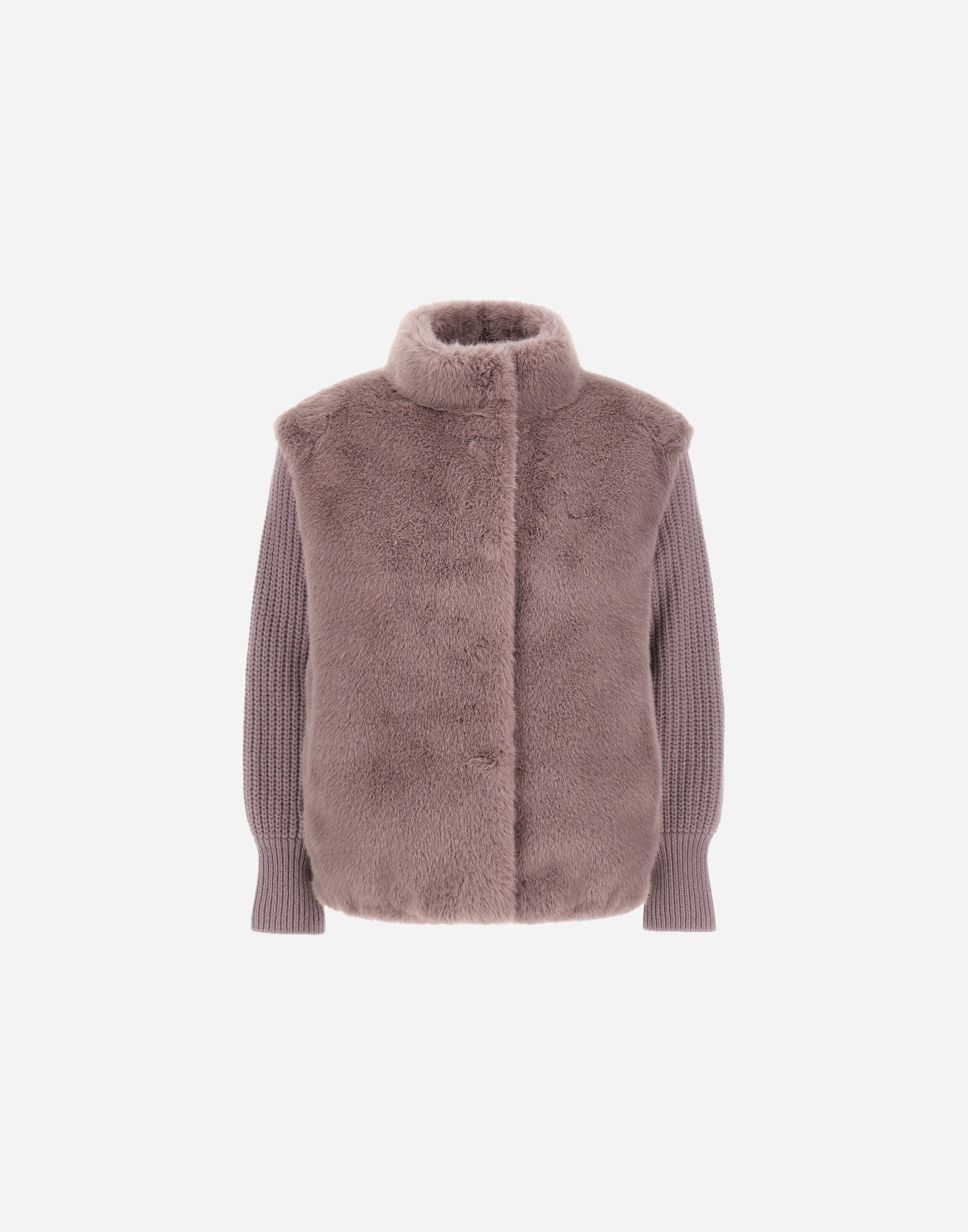 レディース リゾート フォウファー&ウールニット ジャケット ライト