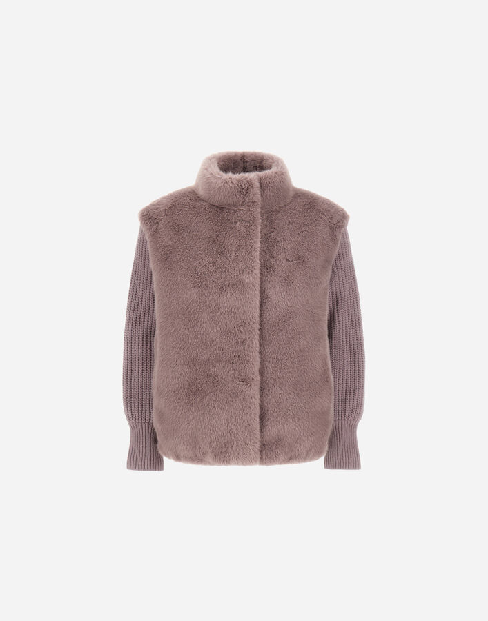 RESORT JACKET IN FAUX MINK FUR Herno Herno RESORT JACKET IN FAUX MINK FUR Light Lilla GC00072DR126244400