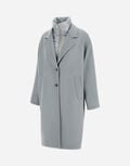 COAT IN VELOUR WOOL CLOTH AND NYLON ULTRALIGHT Herno product thumbnail image view 6