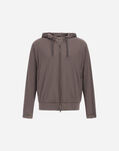 Herno NYLON JERSEY SWEATSHIRT Dove Grey JC000053U12588S2600