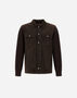 Herno RESORT SHACKET IN COTTON CASHMERE KNIT Dark Chocolate MC00044UR721128810