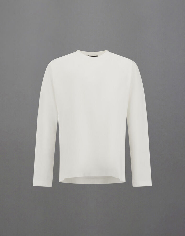 Herno LAMINAR T-SHIRT IN LIGHT MERCERISED COTTON White JG00074UL521321000